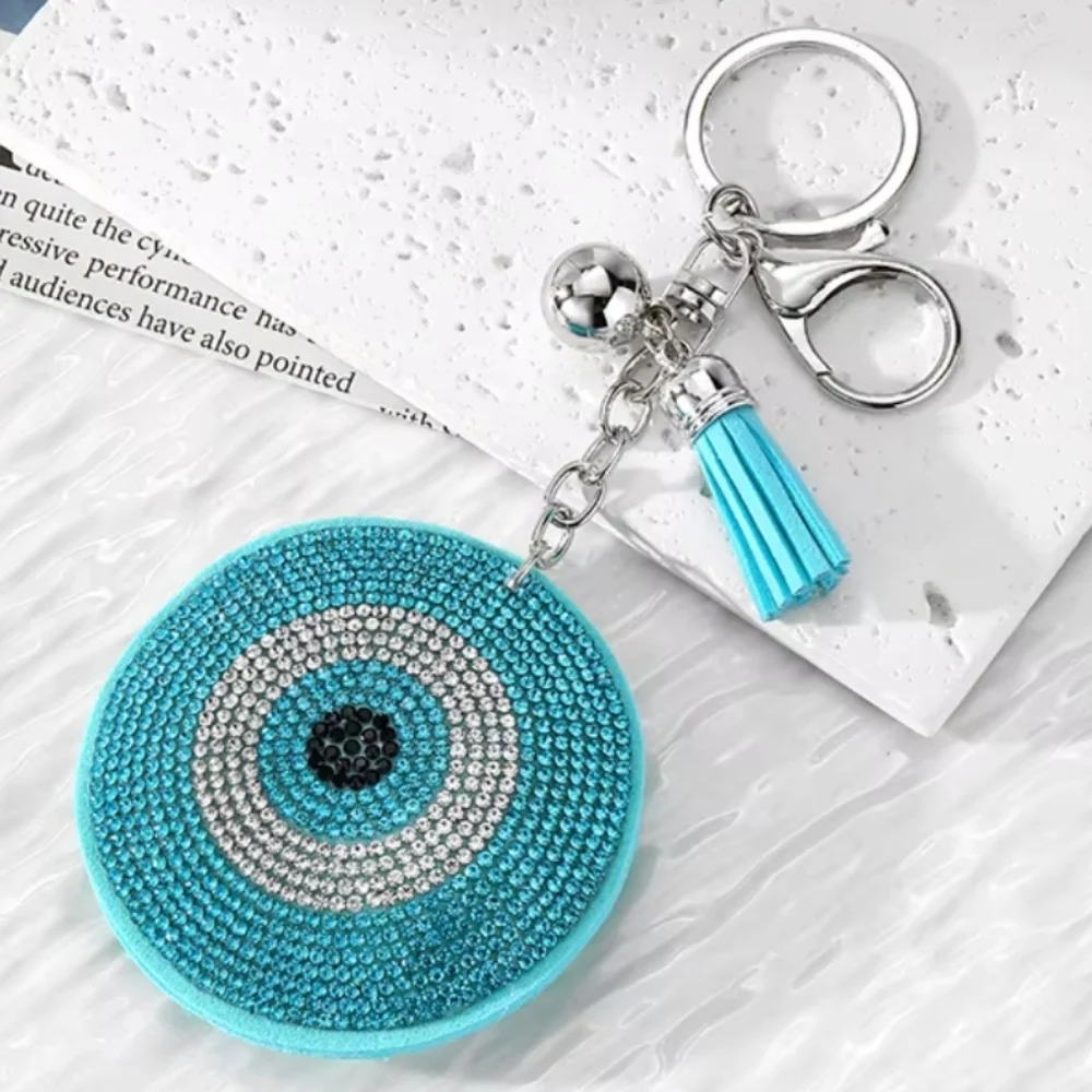 Evil Eye 🧿 Rhinestone Keychain - Picture 2 of 5